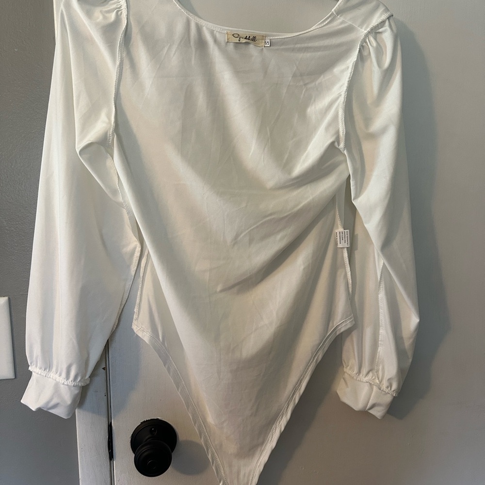 White Long Sleeve Women's Top